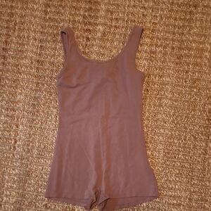 Heart Hips Brown Athleisure Comfy XS Shorts One Piece